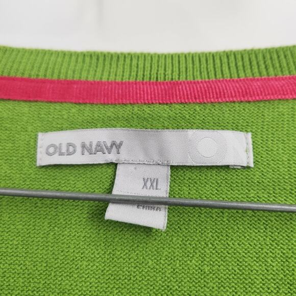 Old Navy Green Short Sleeve Sweater Top Womens Size XXL - Picture 3 of 3